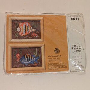 Creative Circle Tropical Fish Needlework Kit New Unopened Condition